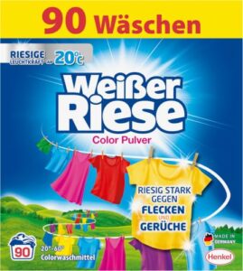 Weißer Riese Color Waschmittel Pulver (90WL), Waschpulver Großpackung