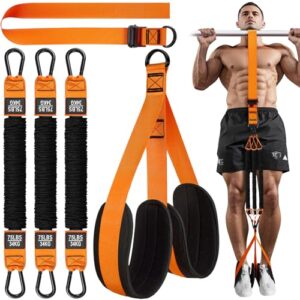 HPYGN Klimmzughilfebänder, Klimmzug Bänder, Widerstandsbänder Pull Up Klimmzughilfe mit Verstellbarem Widerstand/Höhe, Krafttraining, Home Gym Pull up Band für Anfänger beim Klimmzugtraining