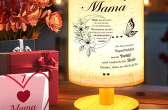 Weihnachtsgeschenke Geschenke für Mama, Mama Geschenk Tischlampe mit Spruch