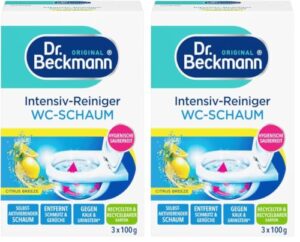 Dr. Beckmann Intensiv – Reiniger WC-Schaum Citrus | 6 x 100 g