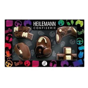 Heilemann Schoko Geschenkverpackung Gaming Edelvollmilch 100g