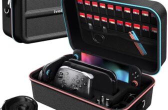 ivoler Tasche Kompatibel mit Nintendo Switch 2 Model 2025, Deluxe Harte Tragetasche Schutz Portable Schutzhülle Hülle Schutztasche für Switch 2 Konsolle, und Andere Zubehör