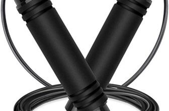 Blukar Springseil, Speed Rope Verstellbar mit Hautfreundlich Schaum Griffe