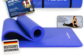 MSPORTS Gymnastikmatte Premium – rutschfeste Fitness-, Pilates- & Yogamatte