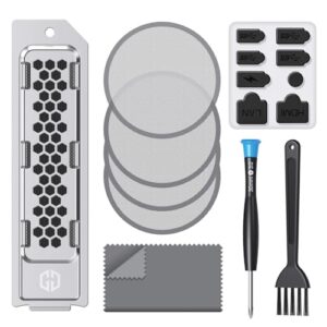 GRAUGEAR Staubschutz Set mit Staubfilter, Portabdeckungen für PS5 Slim/Pro