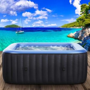 Whirlpool aufblasbar BRAST MSpa Tekapo für 6 Personen 185x185cm