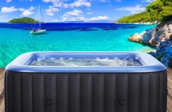 Whirlpool aufblasbar BRAST MSpa Tekapo für 6 Personen 185x185cm