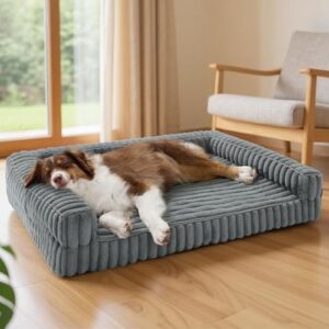 BEDSURE orthopädisches Hundebett Grosse Hunde – 89x64x18cm