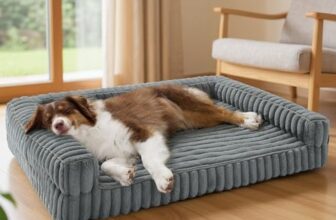 BEDSURE orthopädisches Hundebett Grosse Hunde – 89x64x18cm