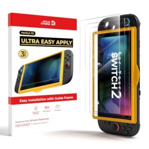 JSAUX 2er-Pack Ultra HD Displayschutz für Nintendo Switch 2