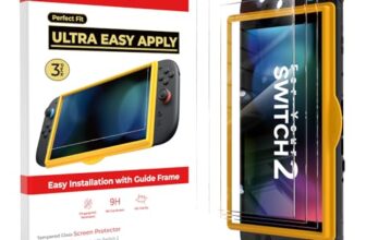 JSAUX 2er-Pack Ultra HD Displayschutz für Nintendo Switch 2