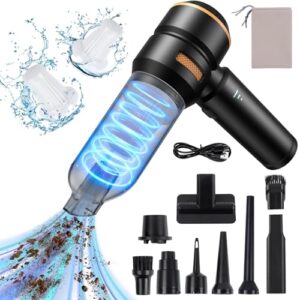 Handstaubsauger Akku Kabellos – 20000pa Auto staubsauger Stark, Mini Staubsauger FüR Auto, Pc, Haus,KüChe,Ritzen Und Ecken,Vacuum Cleaner High Power,Kann Als Aufblasbare Pumpe Verwendet Werden,6000mAh