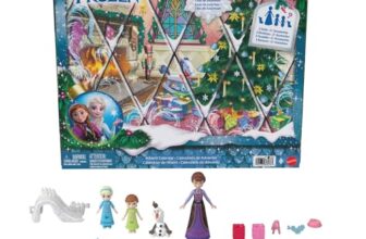 Mattel Disney Die Eiskönigin Junge Anna und ELSA Mini-Puppen Adventskalender