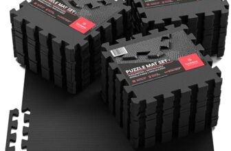 bemaxx Bodenschutzmatte Fitness – Sportmatte Fitnessmatte Puzzlematte