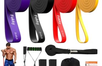 Fokky Fitnessbänder Resistance Bands Set mit 4 Stufen