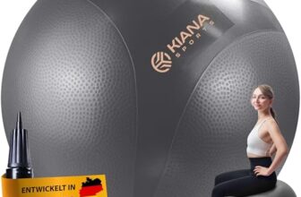 KIANA SPORTS Gymnastikball & Sitzball – Yoga Ball für Fitness & Büro