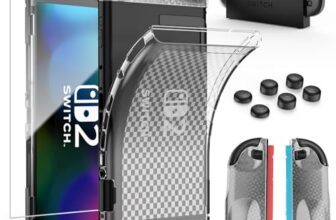 HEYSTOP Hülle für Nintendo Switch 2 Dockable TPU Schutzhülle Rundumschutz