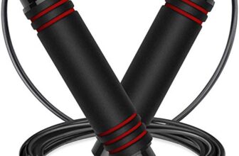 Blukar Springseil, Speed Rope Verstellbar mit Hautfreundlich Schaum Griffe