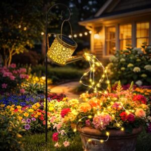 Daknswte Solar Giesskanne Lichterkette für Gartendeko,Solarlampen für Außen