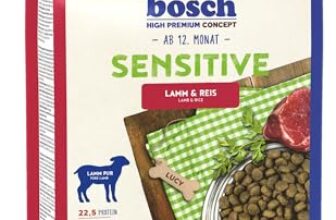 Bosch HPC Sensitive Hundefutter trocken, Lamm & Reis, 3 kg