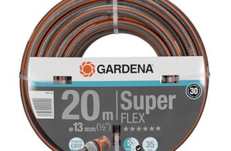 Gardena Premium SuperFLEX Schlauch 13 mm (1/2 Zoll), 20 m