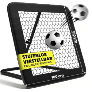 Ryuhic Rebounder für Fußball – Fußball Rebounder mit 32 mm Stahlrahmen