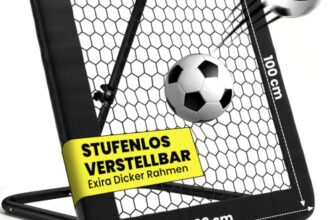 Ryuhic Rebounder für Fußball – Fußball Rebounder mit 32 mm Stahlrahmen
