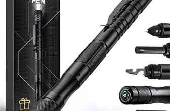 BIIB Geschenke für Männer, 8-in-1 Multitool Pen mit LED Feuerwehr Geschenk