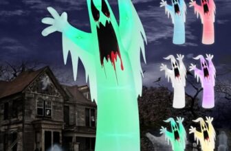 Danxilu 3,6m XXL Halloween Aufblasbar Geist Outdoor Deko