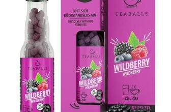 TEABALLS Wildberry – Tee ohne Beutel – zuckerfrei & vegan – heiß & kalt