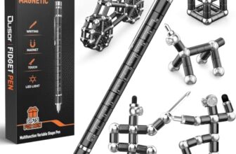 Dusor Geschenke für Männer Papa Kinder, Magnetic Fidget Pen Männergeschenke