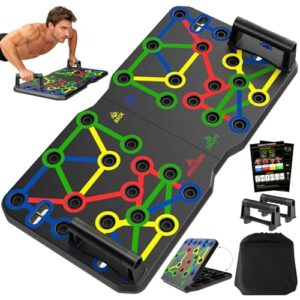 AERLANG Liegestützgriffe Fitnessgeräte für zuhause Tragbares Multi-in-One Push-up-Board-Set Effizientes Muskeltraining für Männer und Frauen
