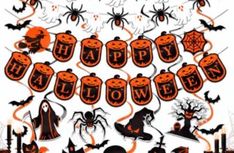 Halloween Deko Innen Set, Happy Halloween Party Dekoration Banner Girlande