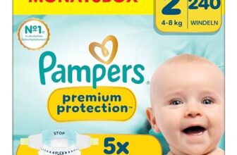 Pampers Premium Protection Größe 2, 240 Windeln, 4kg-8kg