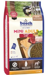 Bosch HPC Mini Adult Hundefutter trocken, Lamm & Reis, 3 kg