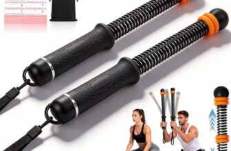 RIZENCE 2026 Verstellbares Ropeless Battle Rope, Battle Rope Ohne Seil mit Tragetasche & Übungsanleitung, Gewichtete Seile ohne Seil Platzsparendes Hausgymgerät für Ganzkörperworkout & Fettverbrennung