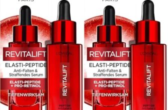 L’Oréal Paris Hyaluron Sofort Effekt Serum, Tiefenwirksame Anti-Aging Gesichtspflege zur Minderung von Falten, Mit Hyaluronsäure und Pro-Elastin, Revitalift, 1 x 30 ml (Packung mit 2)