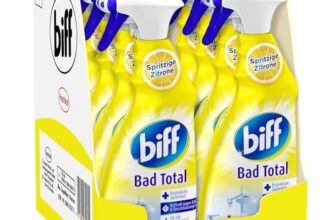 Biff Bad Total Badreiniger Zitrus Frische (8x750ml), Stress-Frei-Paket