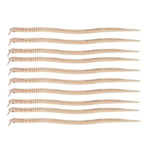 VICASKY 10Stücke Holzschlangen Flexible Realistische Schlangen für Halloween Deko und Kreative Bastelideen für Jungen und Mädchen für Partys und