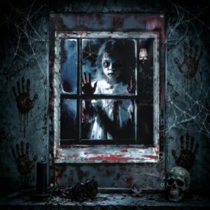 Halloween Deko Outdoor Innen – Gruselig Fensterbilder Halloween Dekoration
