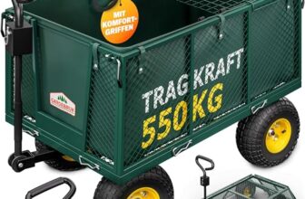 GARDEBRUK Bollerwagen 550kg Belastbar