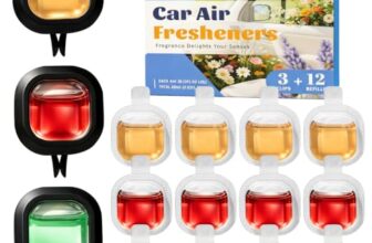 Scent-Hi Auto Duft, Lufterfrischer Auto Clip Set 15-teilig, Zitrus Kirsche