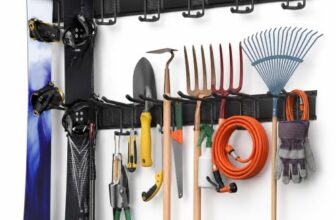 Gerätehalter Wandhalterung 160kg Schwerlast, Gartengeräte & Skihalterung