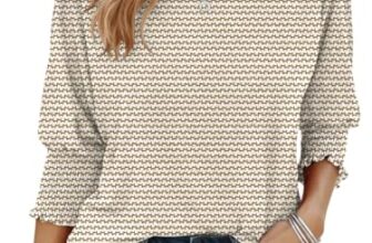 Cuptacc Damen Tshirt Rundhals Luftig Komfort Bluse Braune Radiowellen M