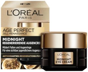 L’Oréal Paris Regenerierende Augencreme gegen Falten und Augenringe, 15 ml