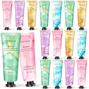 Mini Handcreme Geschenkset für Frauen, Handcreme Set mit 5 Duft | Mini Handcremes für sehr trockene Hände, Hand Cream Gastgeschenk für Valentinstag, Geburtstage, Muttertag, Weihnachten Adventskalender