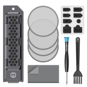 GRAUGEAR Staubschutz Set mit Staubfilter, Portabdeckungen für PS5 Slim/Pro
