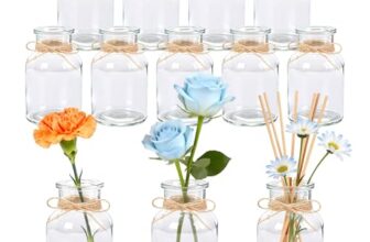 Der Rose 12 Stück 125ml Kleine Gasvasen für Hochzeit Tischdeko
