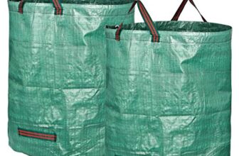 GardenMate 2X 272l Gartensack Laubsack Gartenabfallsack stabil – Gartensäcke für Gartenabfälle – Laubsäcke Rasenschnitt – Grünschnittsäcke faltbar, groß, robust aus Polypropylen-Gewebe 150GSM