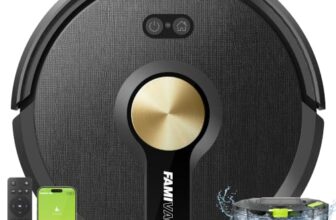 FAMIVAC R10 Saugroboter mit Wischfunktion 3-in-1, 6000pa & 160mins Laufzeit